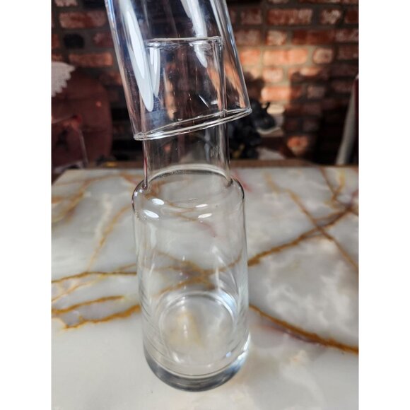 Crate and Barrel  Vintage Bedside Carafe & Tumbler  24 oz. - Picture 4 of 7